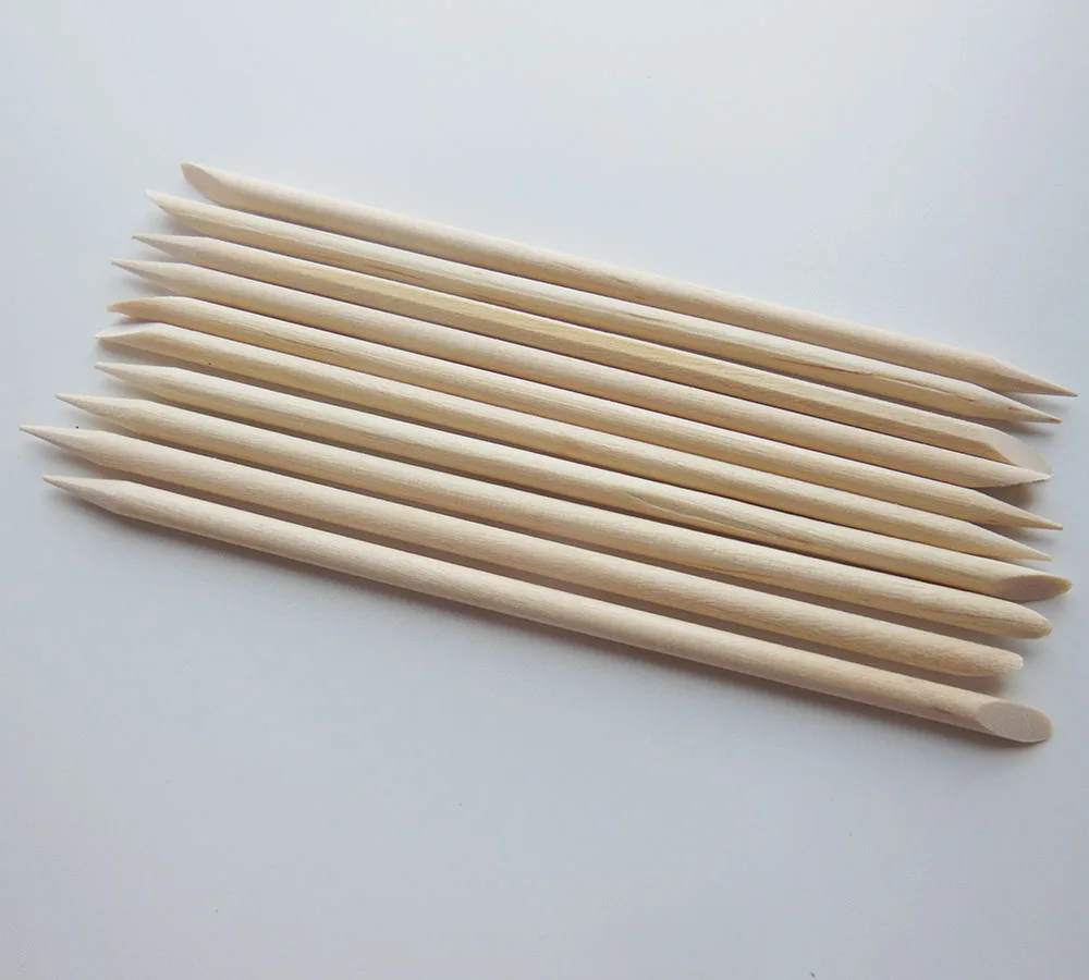 100 шт. толкатель для кутикулы из апельсинового дерева|wood stick cuticle pusher|cuticle pusherorange wood