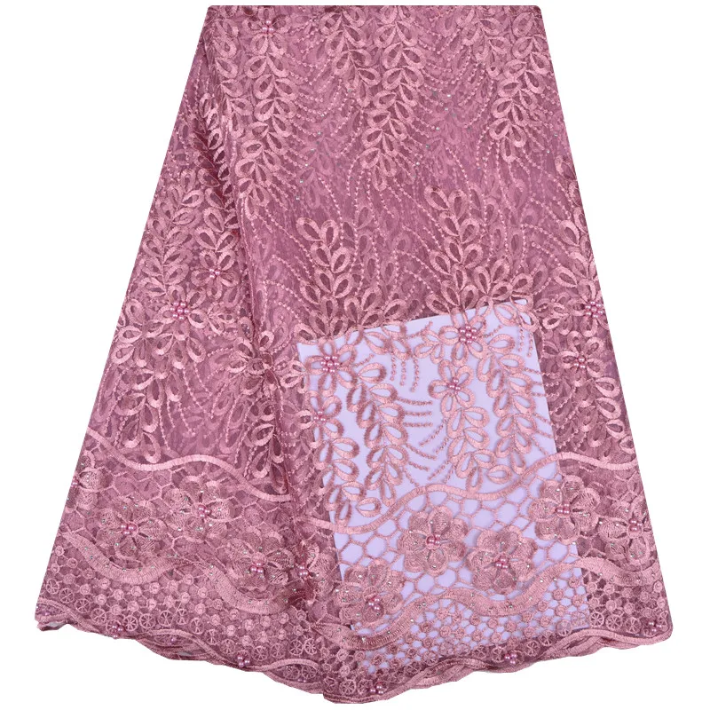 Французская африканская кружевная ткань высокого качества вышитые нигерийские