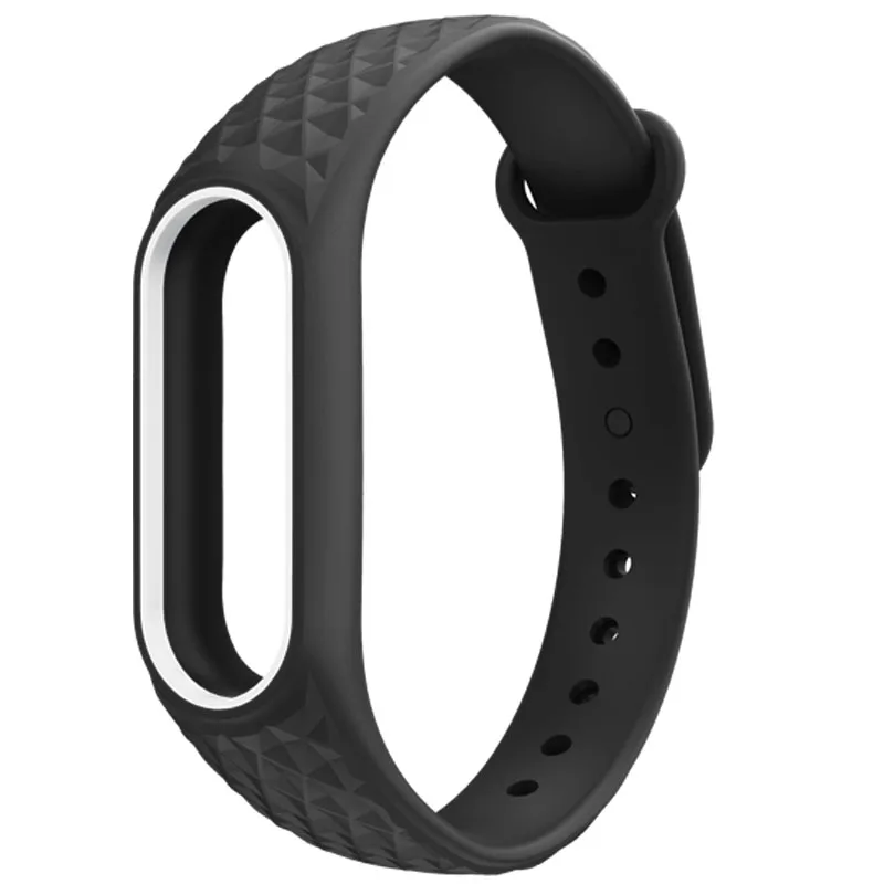 white and black Умный ремешок для Xiaomi Band 2, цветной сменный мужской Т-образный ремешок, браслет для M2, умный Браслет для женщин и мужчин - Цвет: white and black