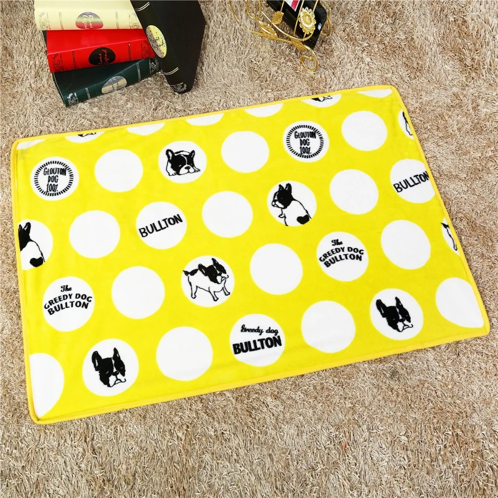 Flannel fleece blanket for kid and child lithe soft 38x28 inch aircon sheet cartoon dog design | Дом и сад