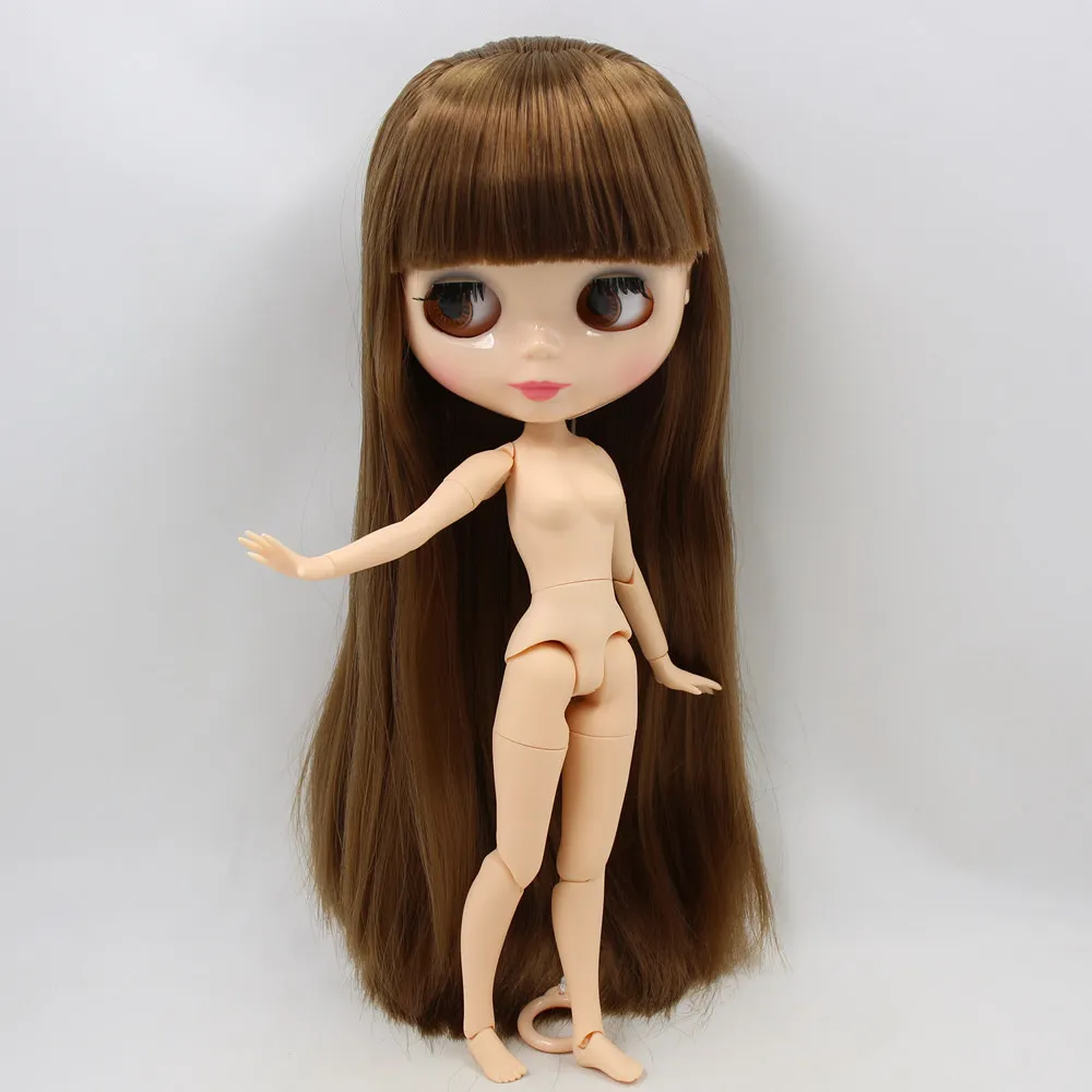 Ледяной DBS Blyth кукольные нет. BL0623 каштановые волосы шарнирное тело натуральную