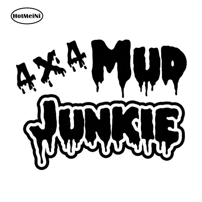 HotMeiNi 4X4 грязи JUNKIE забавные виниловые наклейки для автомобилей и мотоциклов