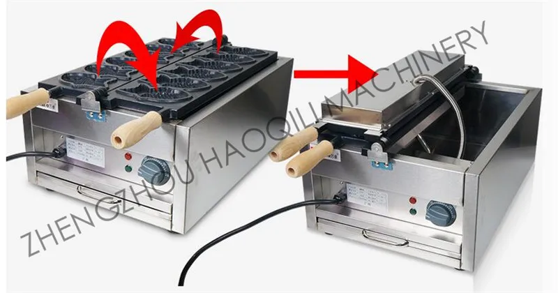 110V/220V Japanses тайяки c открытым ртом machine | Электрическая машина для выпечки тортов в