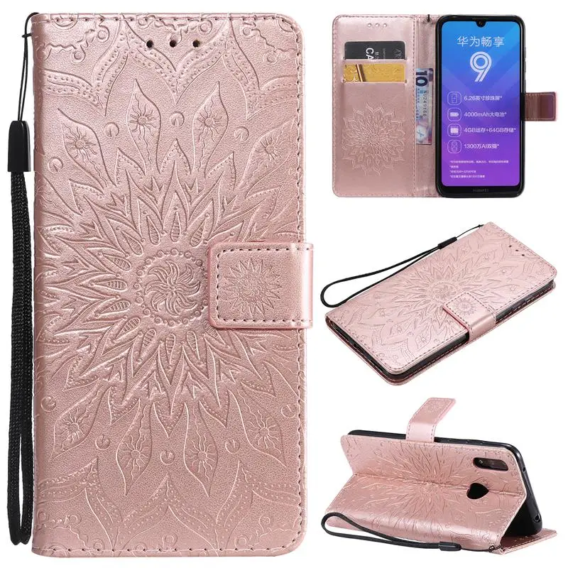 Чехлы для Huawei Y7 2019 чехол кожаный кошелек с откидной крышкой телефона отделением