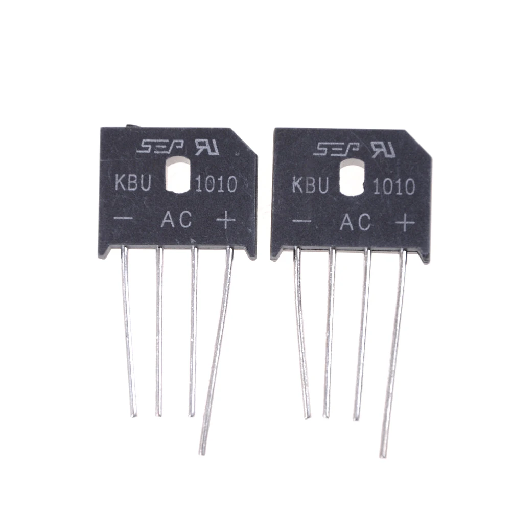 2 шт. диодные мостовые выпрямительные соединители KBU1010 10 А 1000 В Kbu1010 55 + градусов