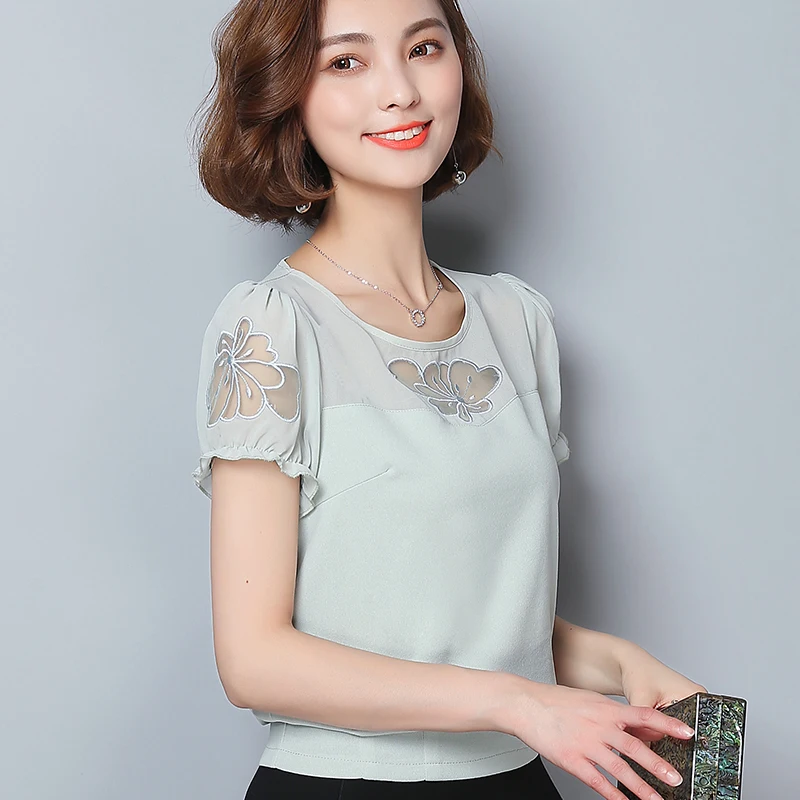 Лидер продаж Для женщин блузка рубашка Новинка 2017 года поступления летние