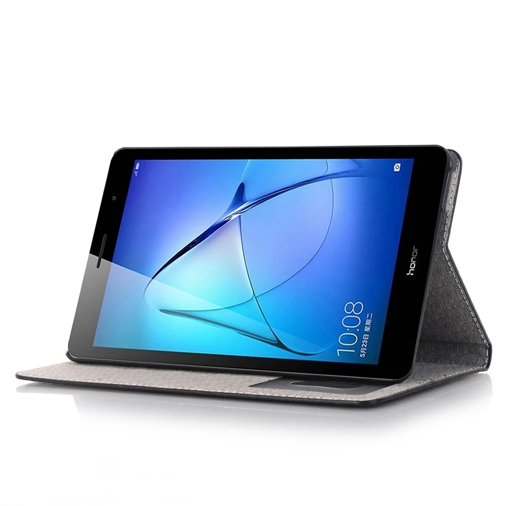 Умный чехол с крокодиловым магнитом и подставкой кожаный для Huawei MediaPad T3 8 0 KOB-L09/W09