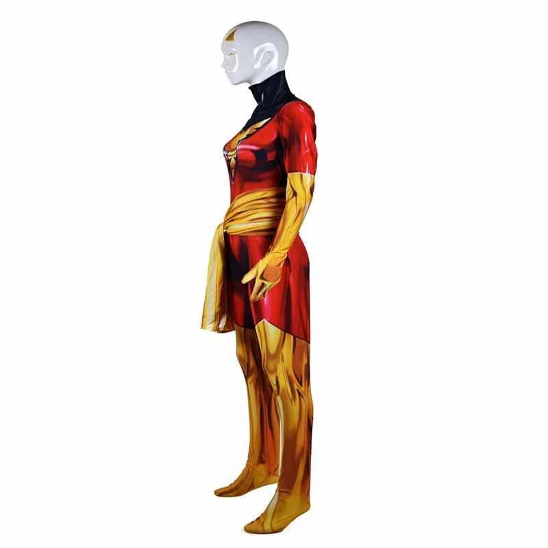 X-Men phoenix marvel girl Jean Grey-Summers Cosplay Halloween lady male tights Bodysuit Jumpsuits Adult Kids Kostuum Zentai |