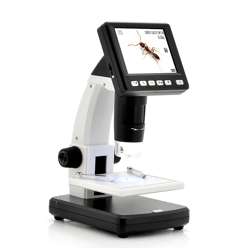 

HD 3.5-inch Screen USB / AV Multi-use 500 Times Digital Electronic Microscope