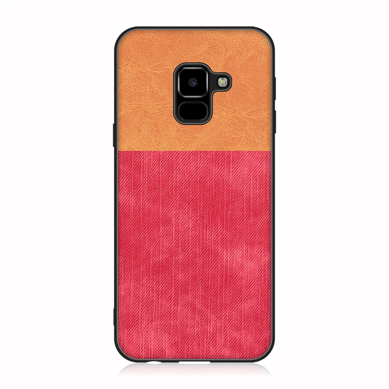 Shockproof Fabric Case For Samsung Galaxy A3 A5 A7 2017 A6 S A8 PLUS 2018 A8Plus Phone Cover Funda Bumpe |