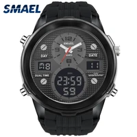 smael army military sports watches hronograph fashion casual silicone strap men quartz wristwatch clock relogio masculino