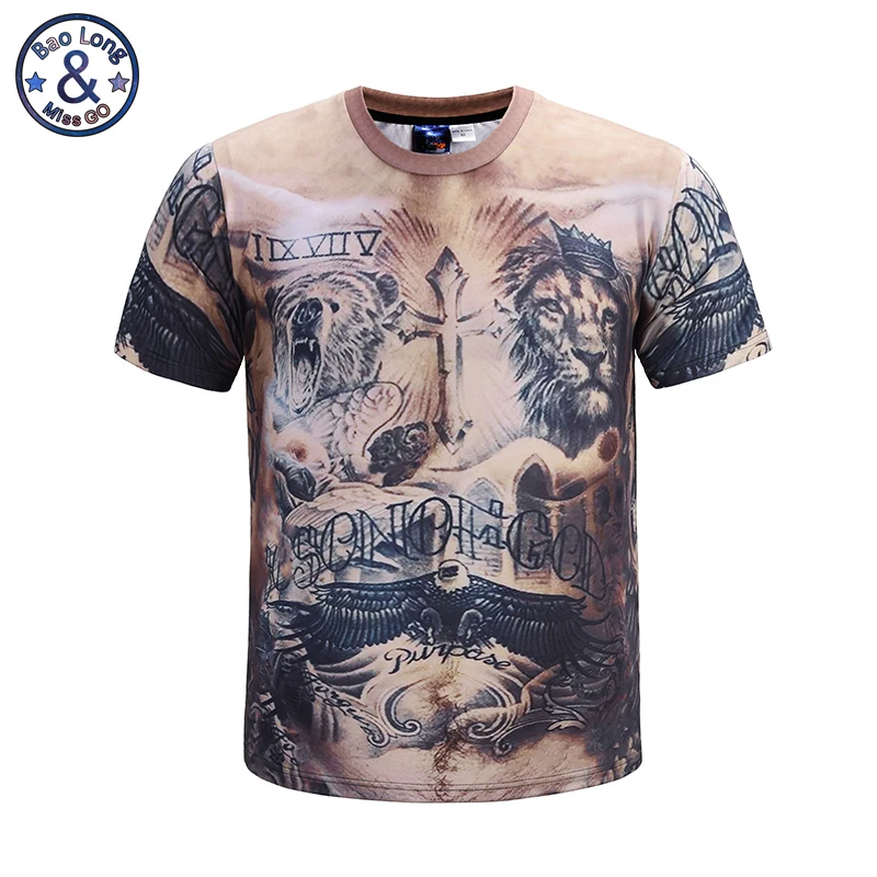 

2020 New 3D Stereo Print Bone T-shirt Halloween Series Short-sleeved European And American Style T-shirt