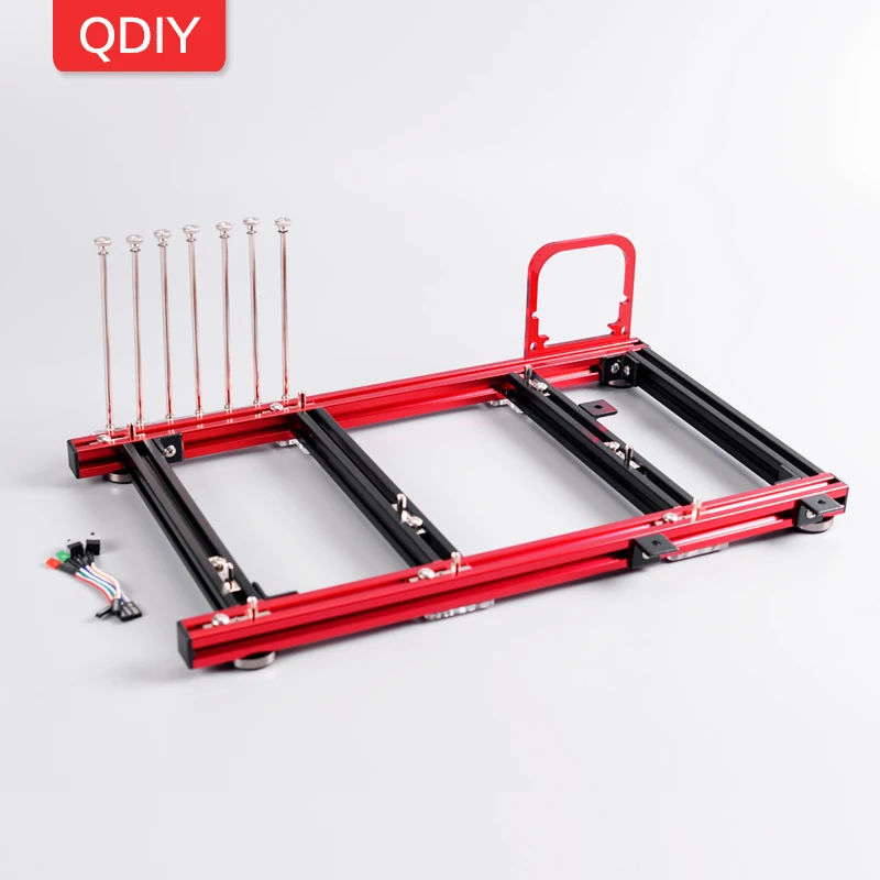 QDIY PC-JMK6 ATX алюминиевый сплав горизонтальный Полный открытый летний медведь охлаждения чехол для компьютера шасси ПК материнская плата Рамка Кронштейн