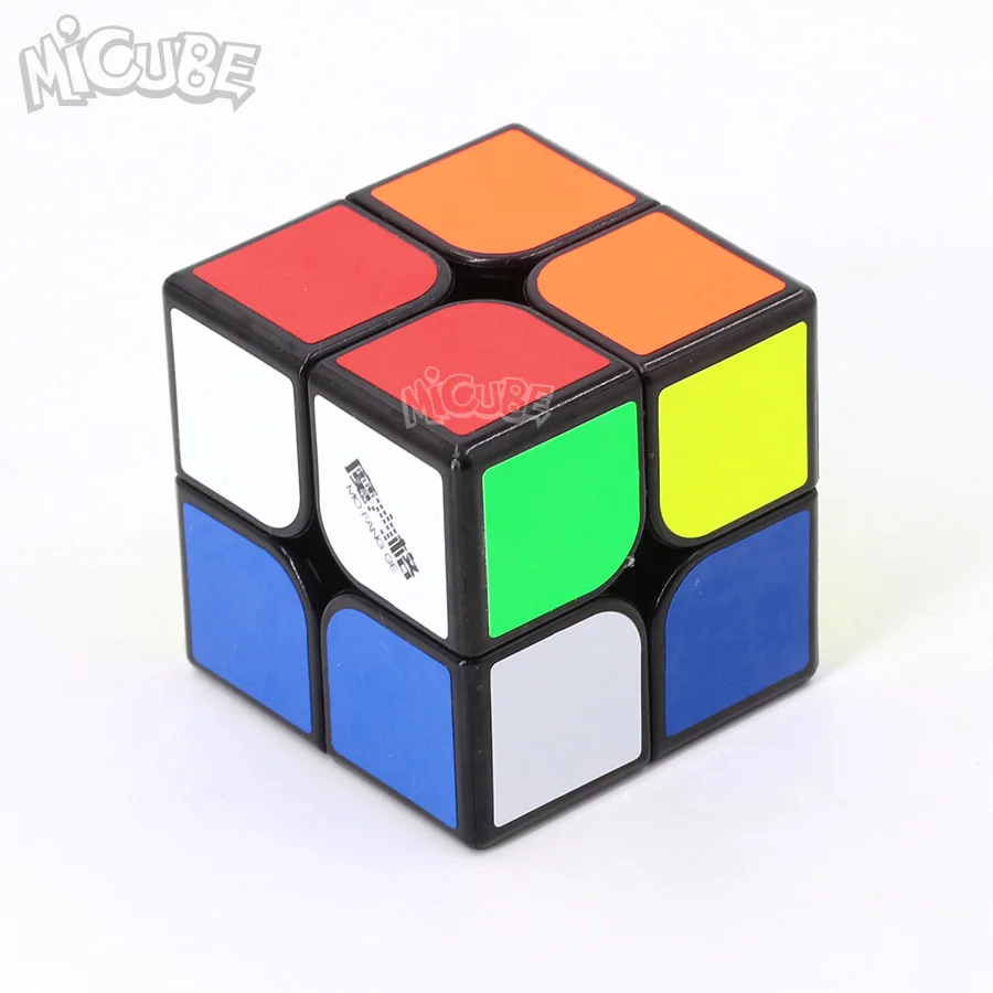 Mofangge Wuxia M 2x2 Магнитная Скорость Cube Черный Stickerless головоломки 50 мм игрушки для конкурса Cubo WCA чемпионата 2x2 по магниты