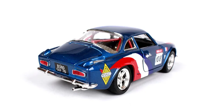 1:24 Renault A110 1600S винтажная литая под давлением модель автомобиля Simulatio коллективный выпуск коллекция металлических материалов Рождественский подарок