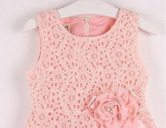 Лето девочки принцесса платье Дети кружево изображение | Детская одежда и обувь