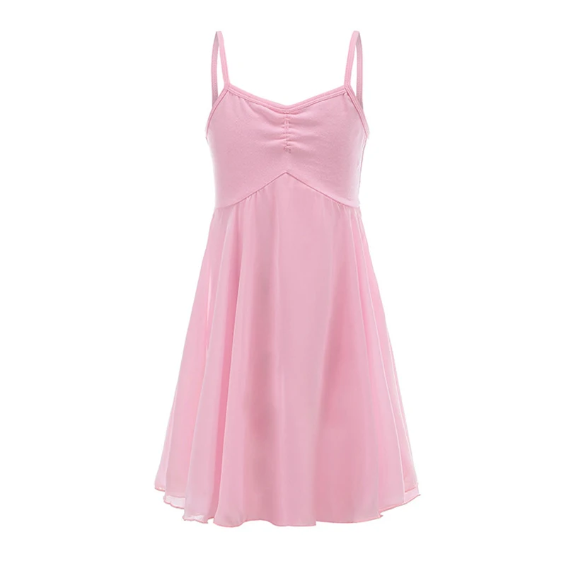 

Ballet Dress For Girls Dance Dress Fancy Dress for Girls Camisole Chiffon Dance Skirt Ballroom Ballerina Dress Kids Dancewear