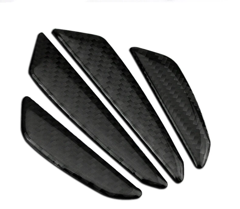 Карбон волокно эпоксидной защитные наклейки на двери автомобиля аксессуары для