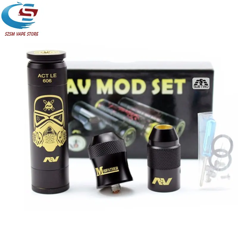 Горячая AV Trooper мод набор электронная сигарета механический комплект для 18650