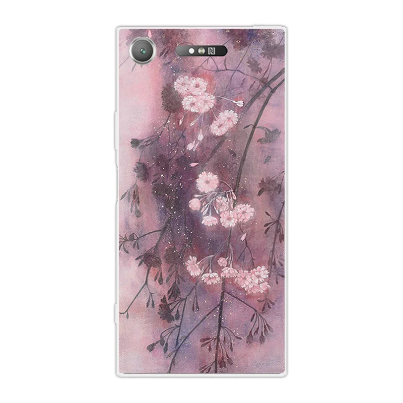 5 2 &quotдля Sony Xperia XZ1 цветной чехол для телефона мягкие силиконовые чехлы Dual F8342 Coque |