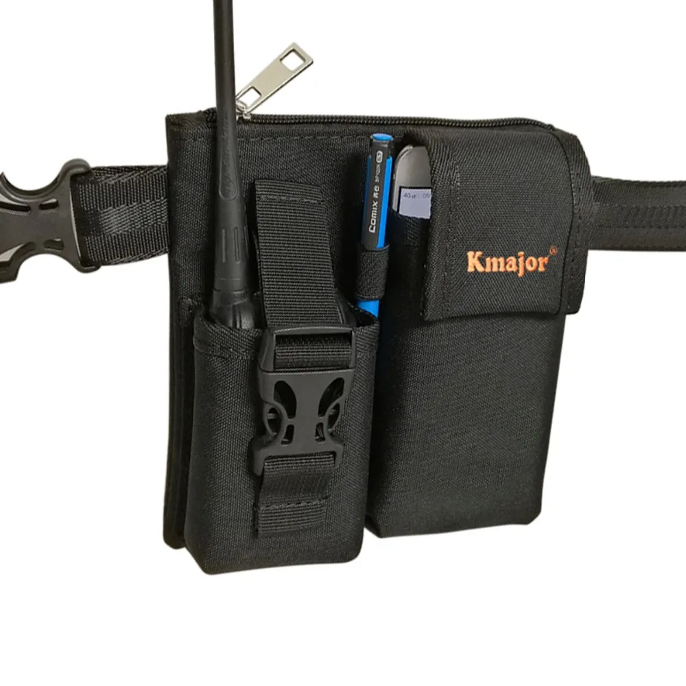 3 в 1 двухсторонняя радио сумка кобура поясная для Motorola GP328 MTP850 Midland Icom Baofeng UV 82 Walkie