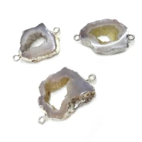 natural agates pendants charms connector pendants for jewelry making diy accessories fit necklaces size 20x35mm 15x40mm