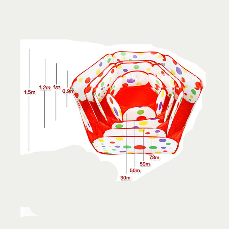 Забавные гаджеты экологичный океан мяч палатка Яма бассейн бобо складной (шары
