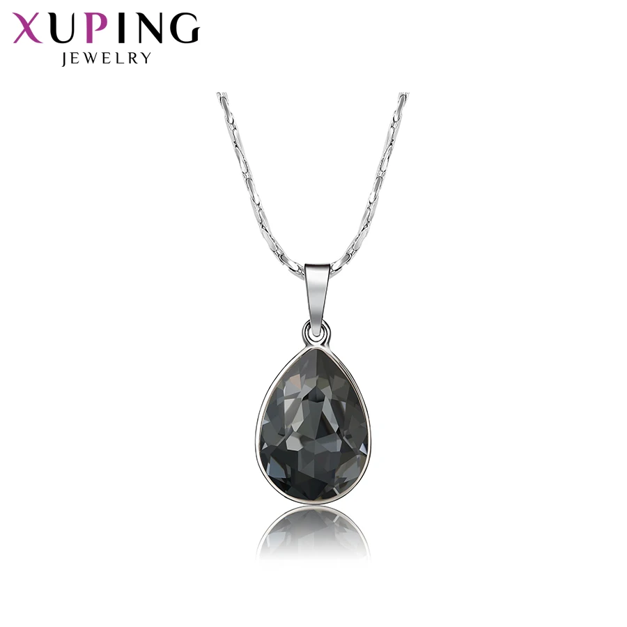 Xuping форма воды Pendantl цепочки и ожерелья Кристаллы от Swarovski высокое качество ювелирные изделия Мода Подарки для женщин M59-30192