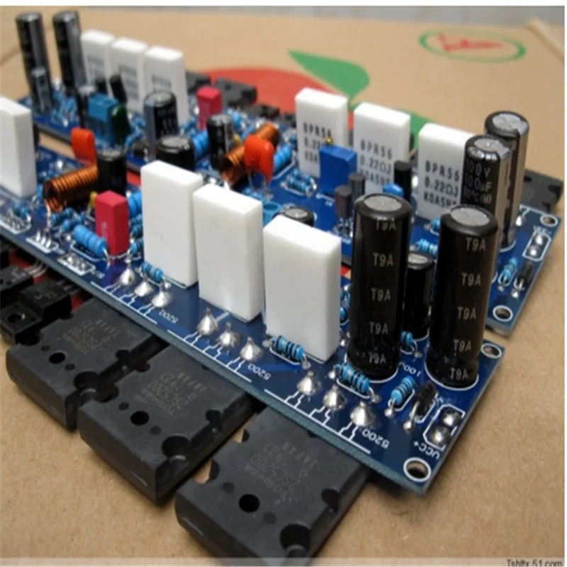 L10 цепи двухканальный(2 шт) 300 Вт+ 300 Вт 4R HIFI 2S1943/2SC5200+ C5171/A1930 аудио трубки класса AB Усилитель платы в комплекте