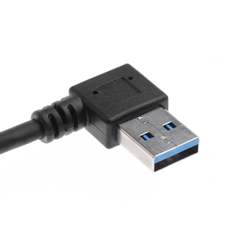 Удлинительный Кабель USB 3 0 с разъемом Папа мама под углом 90 градусов вверх вниз