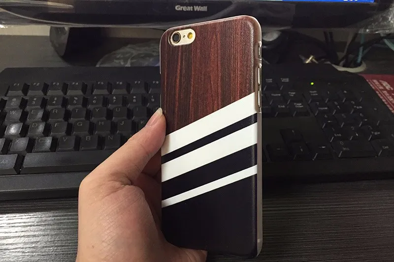 Чехол с узором из натурального бамбука и дерева для iphone 7, 8 Plus, 5, 5S, SE, 6, 6S Plus, жесткий чехол с кольцом для роста дерева, Деревянный чехол Capinhas