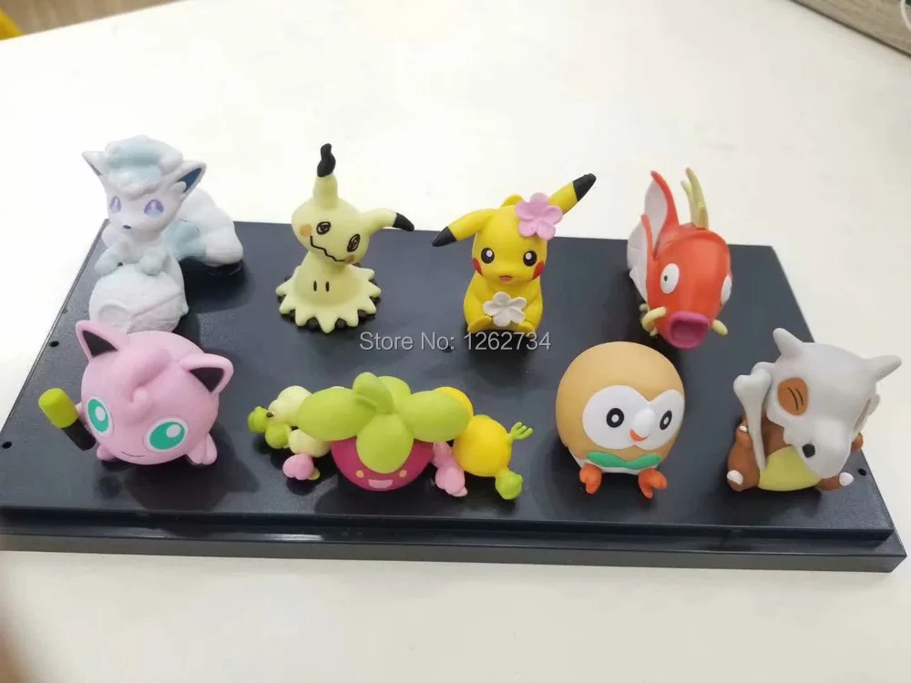 24pcs Pik Vul Mim Cub Cle Mag Row Bou 5CM PVC Action Figures | Игрушки и хобби