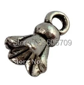 

200Pcs Tibetan Sivler trumpet flower Charms A15035