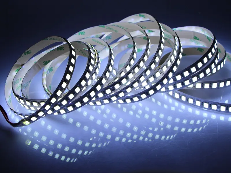 RGB Светодиодная лента 5 м 120 светодиодный s/m Водонепроницаемый 5050 5054 SMD 600 fita светильник лента с регулируемой яркостью Диодная веревка лампа 12 В белый RGB