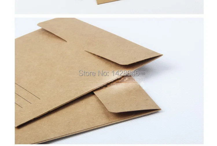 {10 шт.} дерево любви Свадебные CD мешок печатных белая крафт-бумага конверт карты