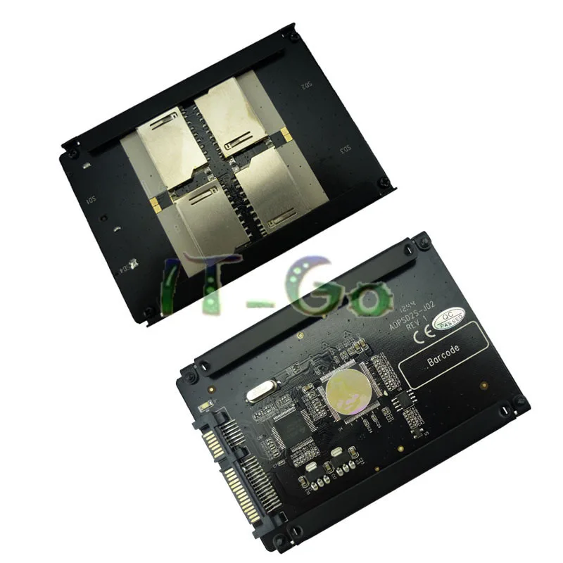 Мульти SD карта адаптер для SATA 2 5 HDD корпус с RAID 4 TF конвертер ADP02501|sd card sata adapter|sata sd
