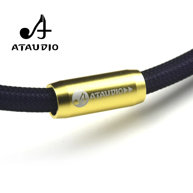 Посеребренный Hi Fi Цифровой коаксиальный кабель ATAUDIO высокопроизводительный ЦАП