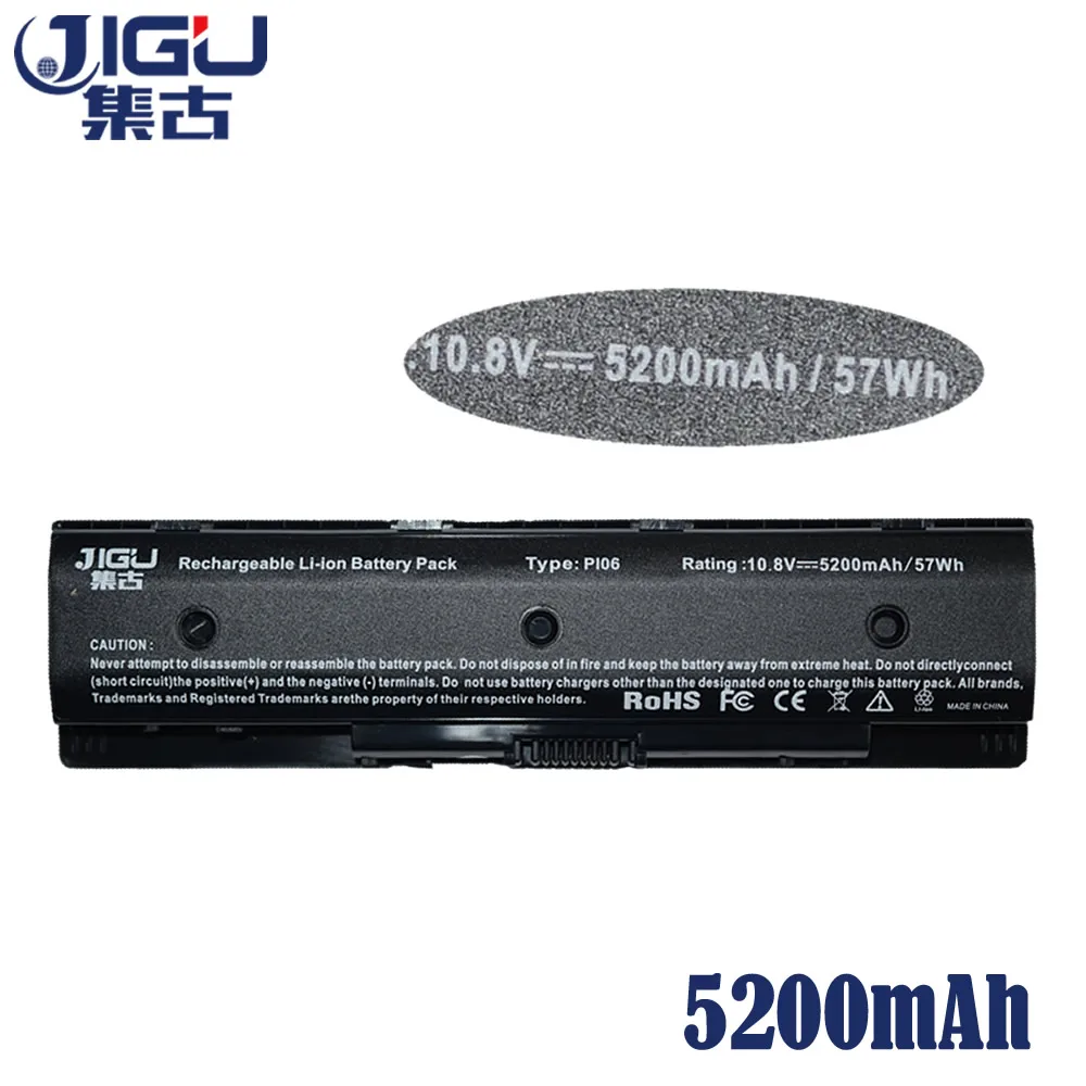 JIGU ноутбук Battey для hp Pavilion14 павильон 15 батареи PI06 PI09 HSTNN-UB4N 710416-001