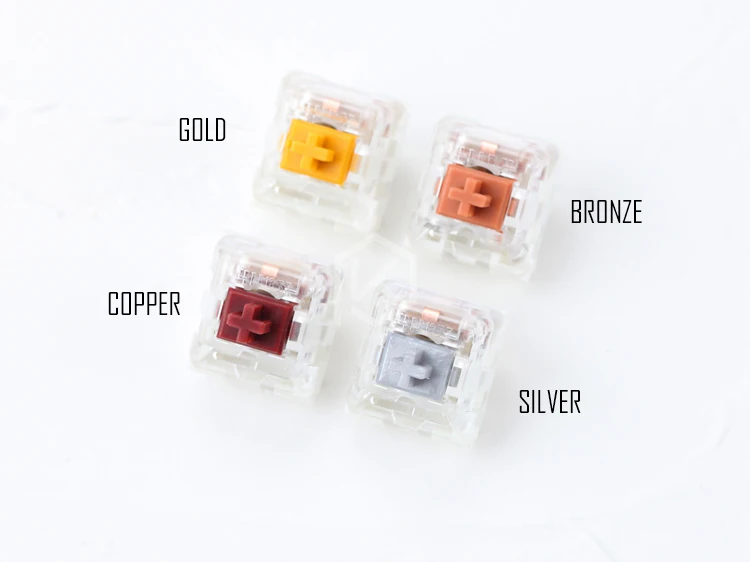 Kailh переключатель скорости RGB SMD Золотой Серебряный медный Бронзовый розовый MX RGB Swithes для механической игровой клавиатуры с подсветкой