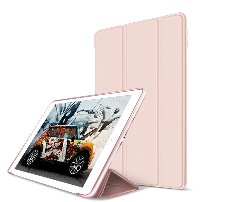 Чехол для iPad mini 4 из искусственной кожи и мягкого силикона ТПУ умная задняя крышка