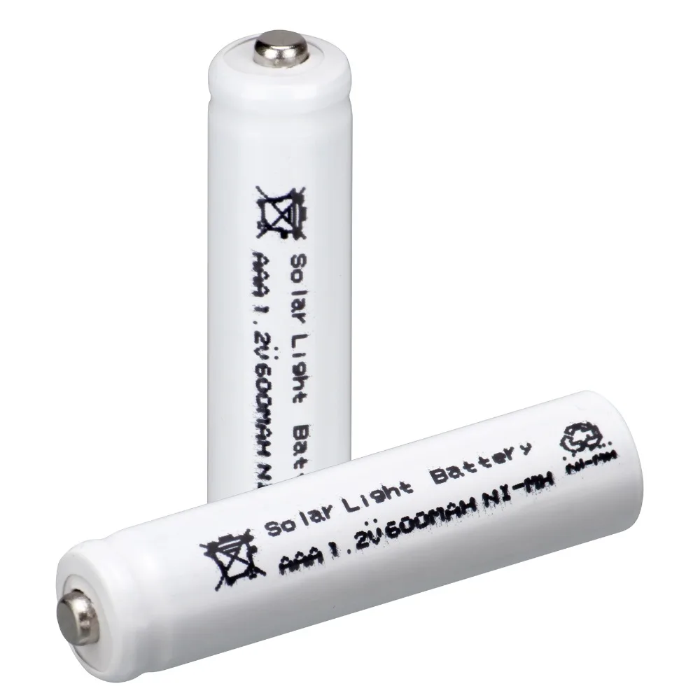 2 шт AAA солнечная батарея солнечные батареи перезаряжаемые 1 V 600mAh для садовых