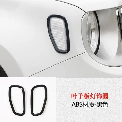 

for 2015 2016 JEEP Renegade 2pcs/lot ABS Chrome Car Accessories Fender Lamp TURN SIGNAL LAMP Decoration Ring cover