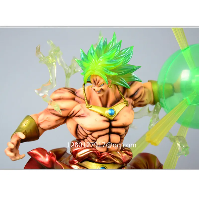 Dragon Ball Z статуя Broli полноразмерная портретная обшивка Перекраска Супер saiyan Palgantong бюст фигурка игрушка P1304