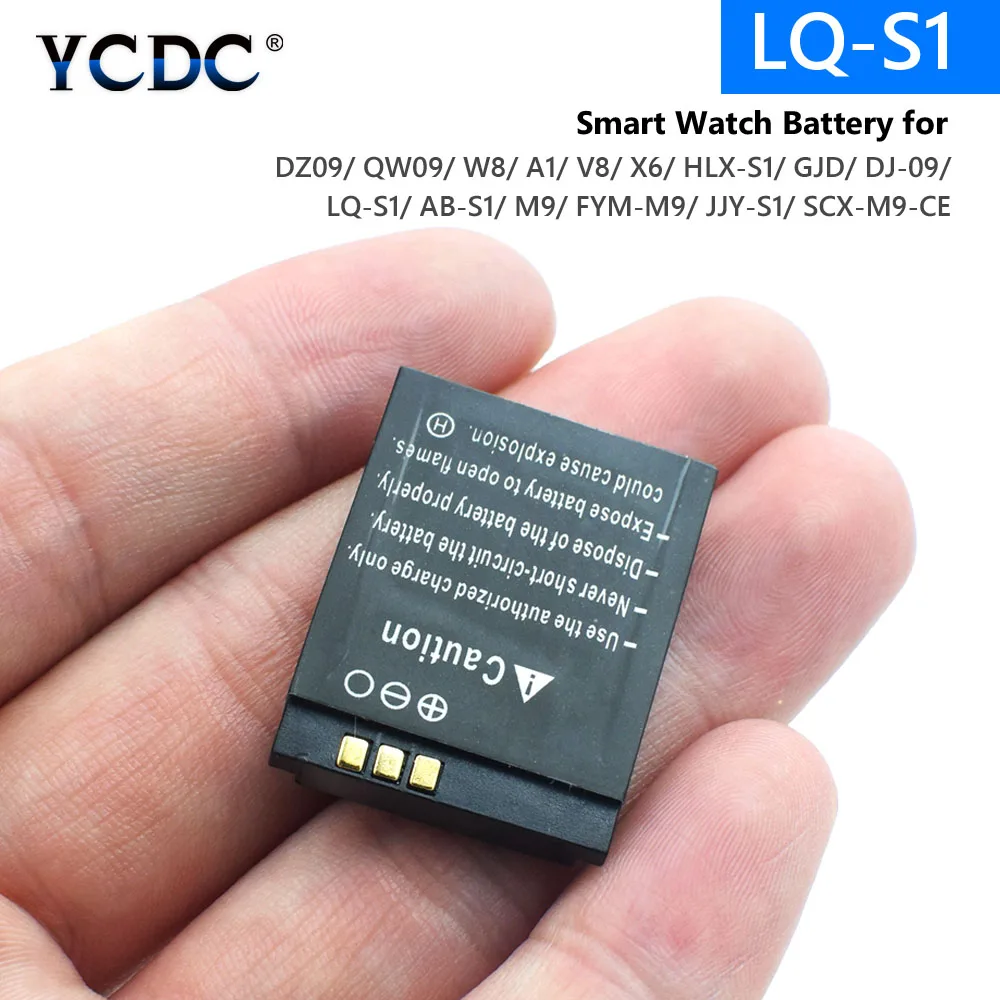 DZ09 смартфон, часы, 3,7 V перезаряжаемый LQ-S1, универсальный AB-S1 литиевая батарея, A1 специальное предложение