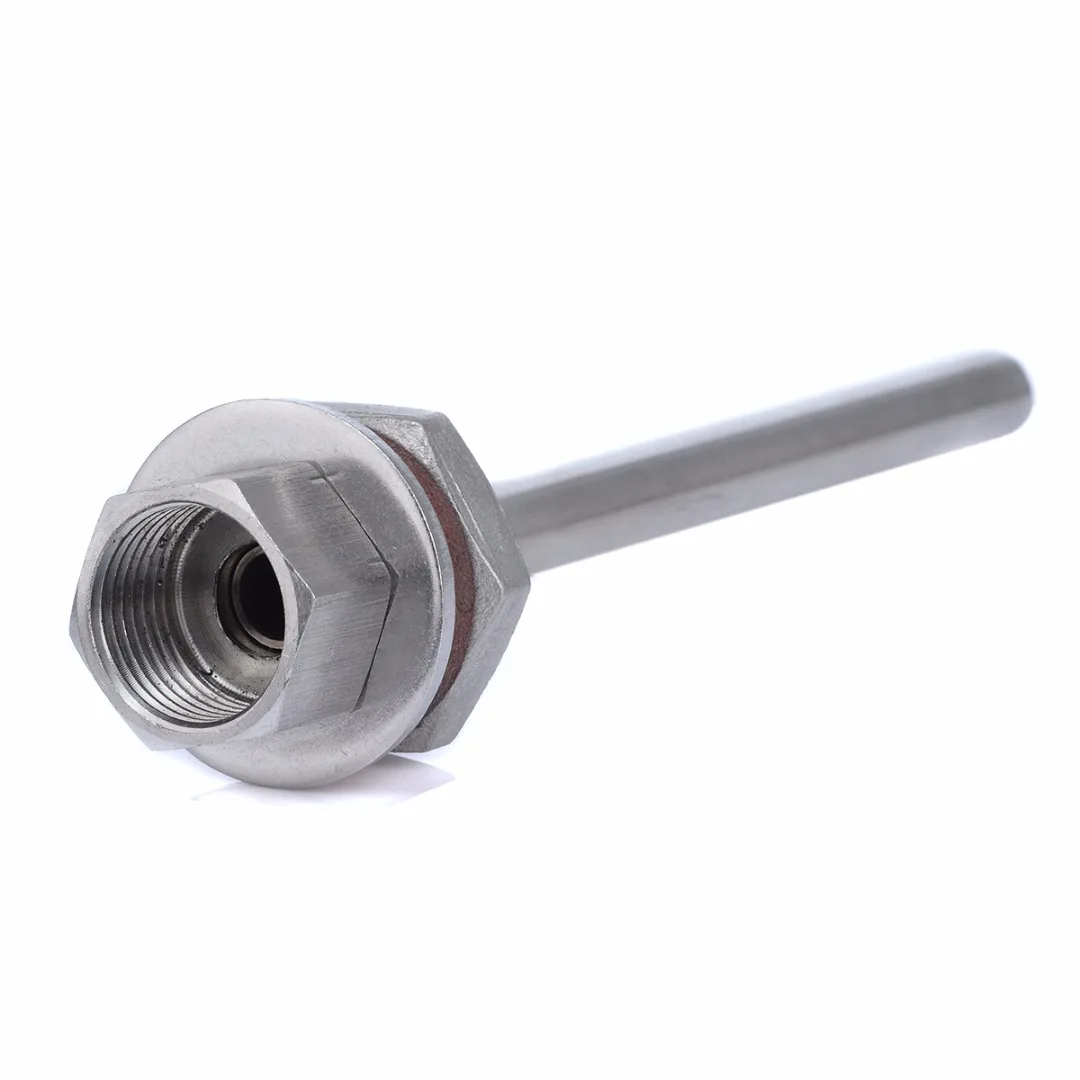 6 дюймовый чайник для пива Thermowell + шайба из нержавеющей стали фиксирующая гайка 1/2