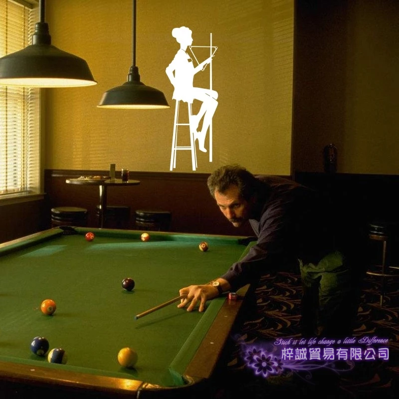 Бильярдная наклейка Snooker постеры виниловые наклейки на стену Декор Фреска