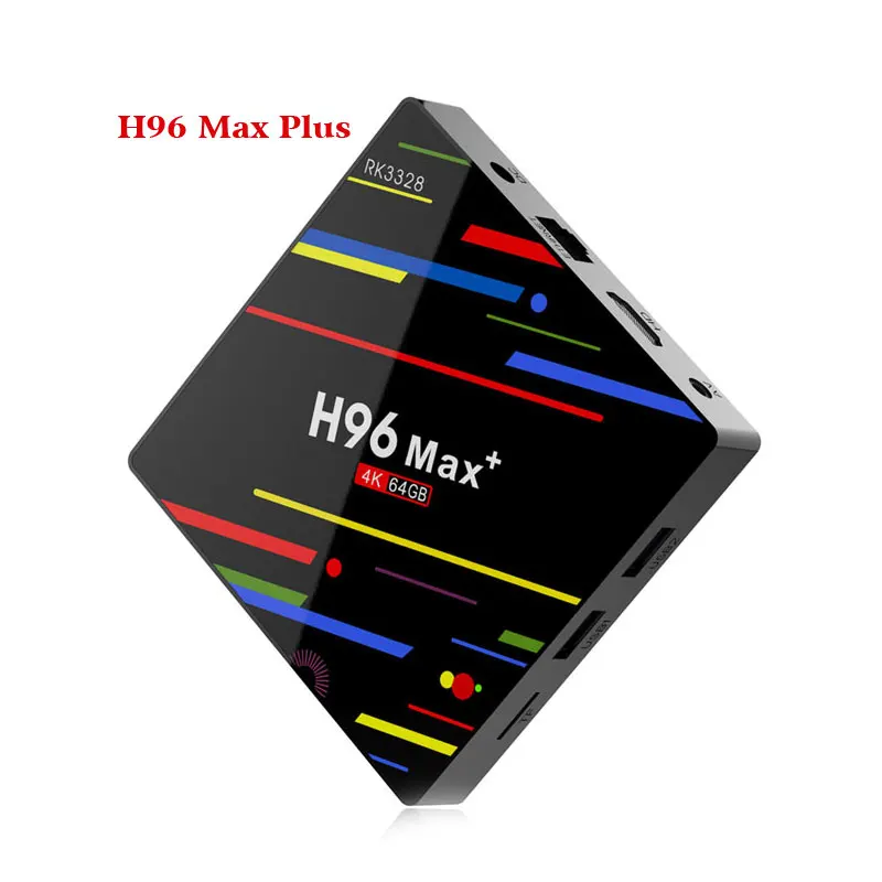 ТВ-приставка H96 Max + 4K RK3328 4-ядерный 64-битный Android 9 0 4 Гб ОЗУ 3 ПЗУ TV Box 2 4/5G Wi-Fi HD Smart Media