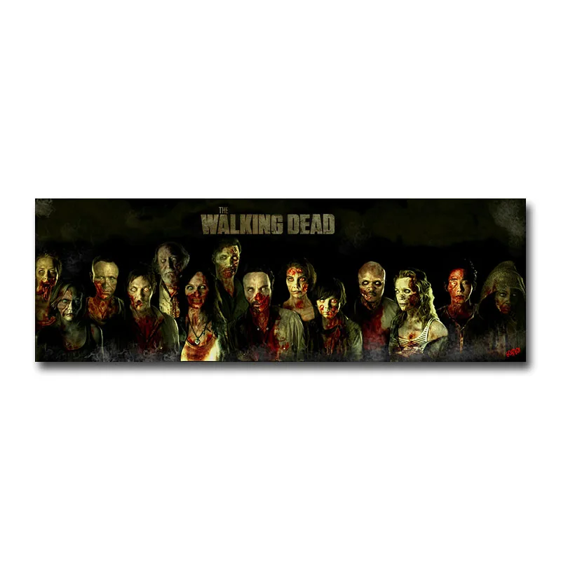 Шелковая или холст печати с изображениями из сериала Ходячие мертвецы ТВ серии