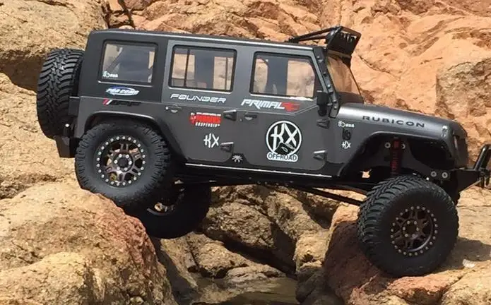 Корпус для тяги хобби основатель 1/8 RC металлический RocK Cralwer 4x4 грузовик wheebase 374 мм