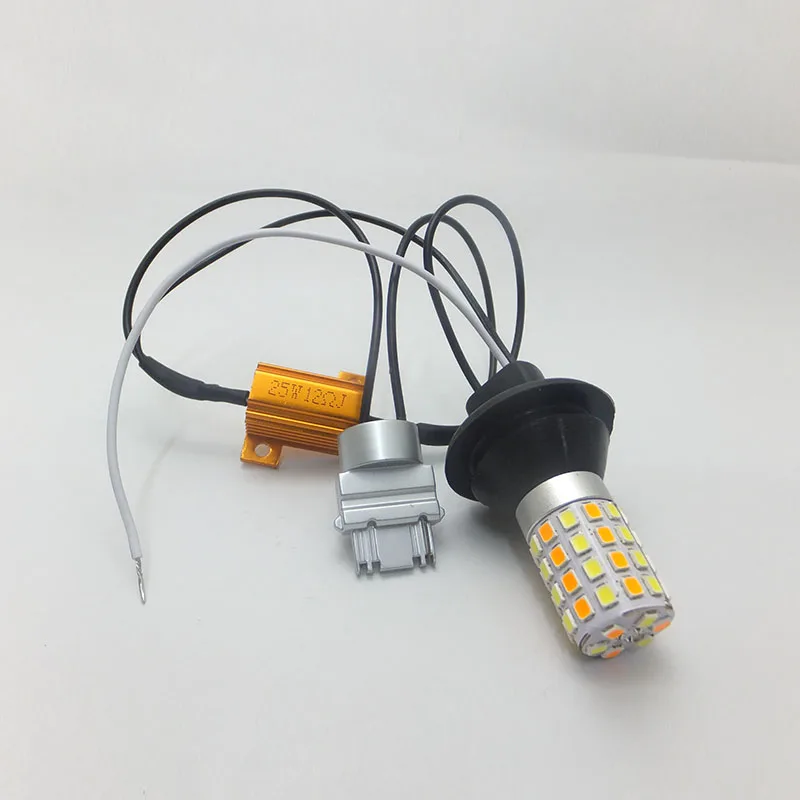 AMYWNTER 3157 12V Габаритные огни 21 Вт DRL 3156 база Canbus led поворотные сигналы стоп-сигналы